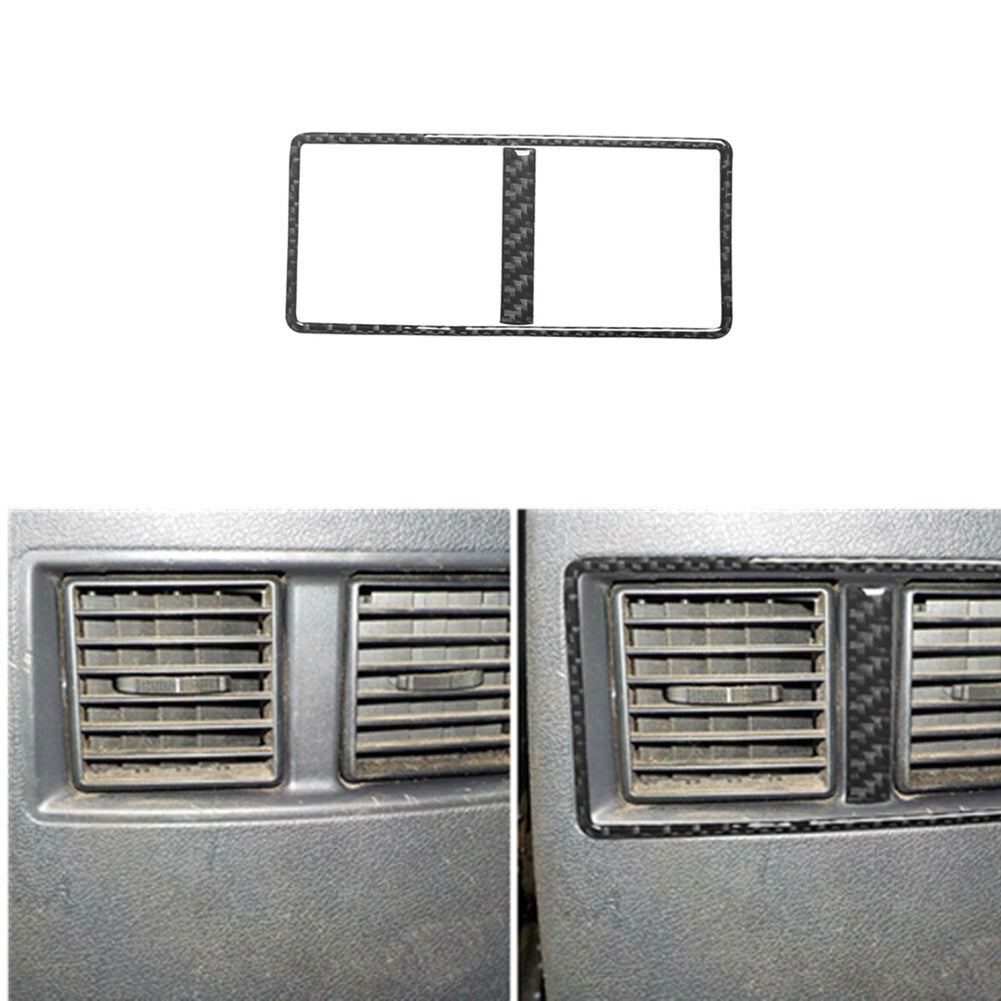 Carbon Fiber Rear Air Vent Outlet Decor Cover Trim for Chrysler 300 2005-2007
