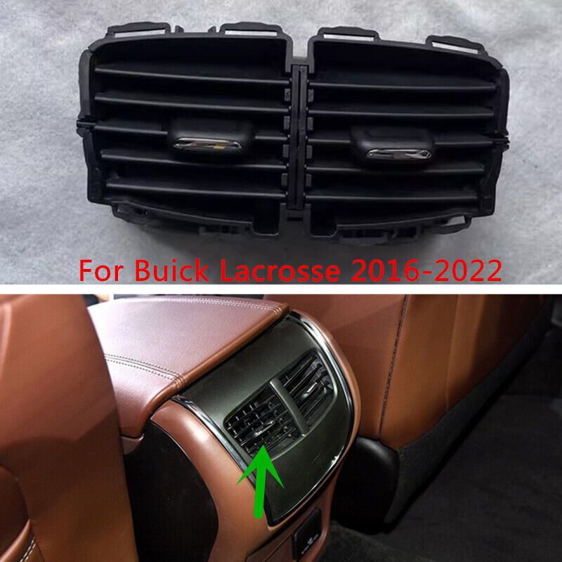 1PC Black Rear Central A/C Air Duct Outlet Vent Fit for Buick Lacrosse 2016-2022