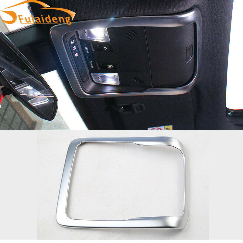 for Cadillac XT4 2018-2019 Chrome Inner Front Reading Light Lamp Frame Trim ABS