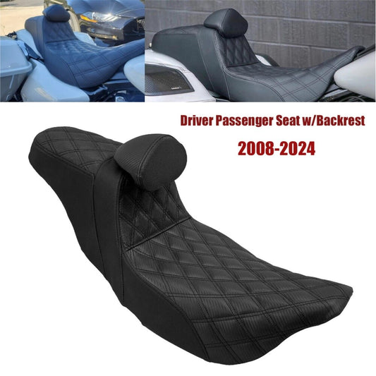 Driver Passenger for Seat Rider Backrest for Harley Touring Electra Road Glide 08-23