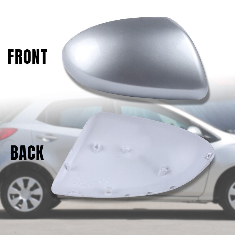 Right Passenger Side Rearview Mirror Cover Cap Sliver For 2009-2013 for Mazda 2 / 3