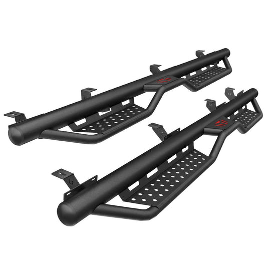 2PCS Running Boards for 2018-2025 for Jeep Gladiator JT 4 6 2Stair Side Steps Black