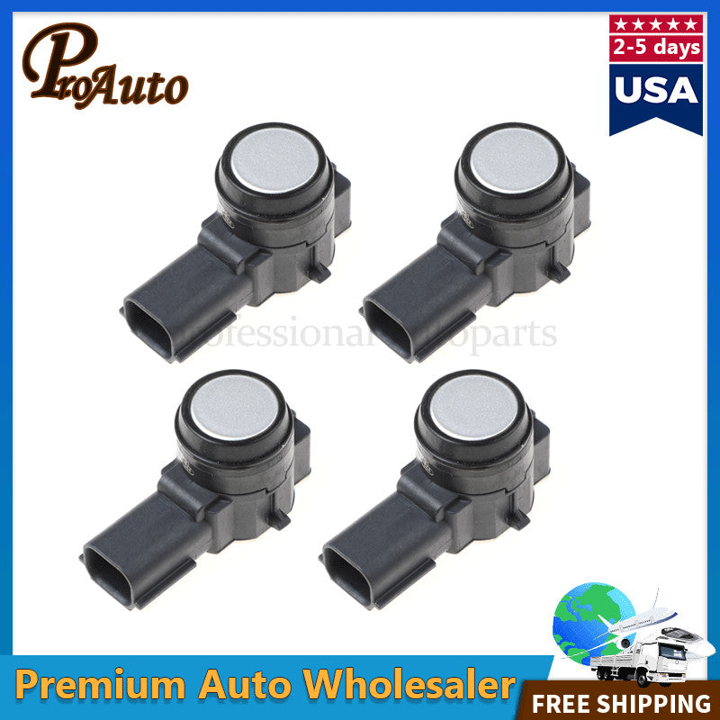 4X Parking Assist Sensor Silver 23428268 for GMC for Chevy Silverado for Cadillac for Buick