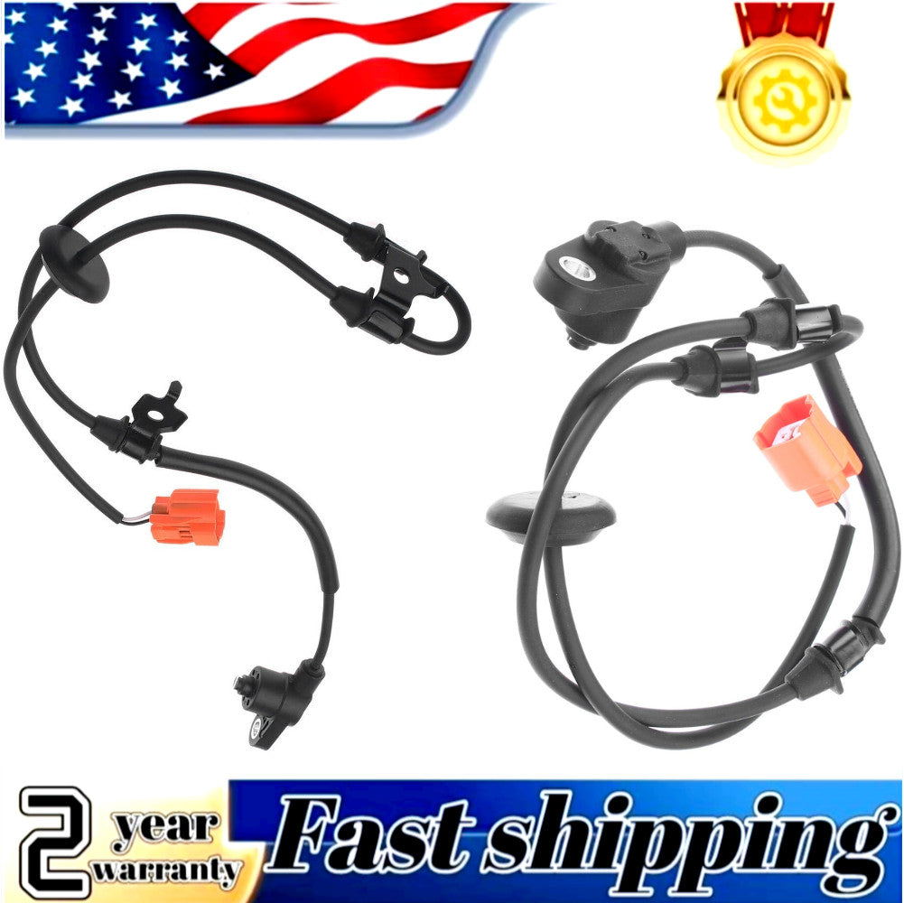 Two front left and right ABS wheel speed sensors for Honda Odyssey 1999-2004 V6 3.5L