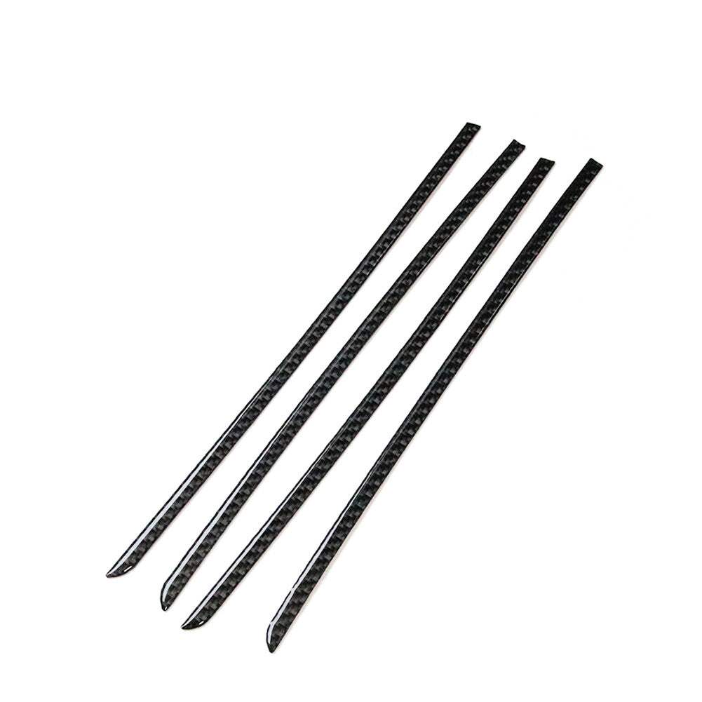 4Pcs Carbon Fiber Door Strip Cover Trim for Dodge Journey 2009-2010 SXT SE