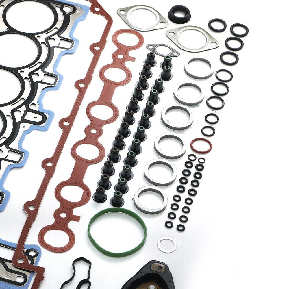 Engine Gaskets Overhaul Rebuild Kit 10.7:1 for BMW E82 E88 E60 3.0L N52B30 3.0L