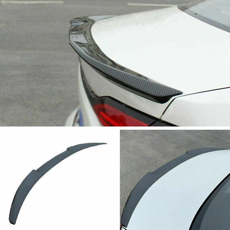 for Toyota for Corolla Sedan 2019-2023 Carbon Fiber Rear Trunk Spoiler Lip Tail Wing