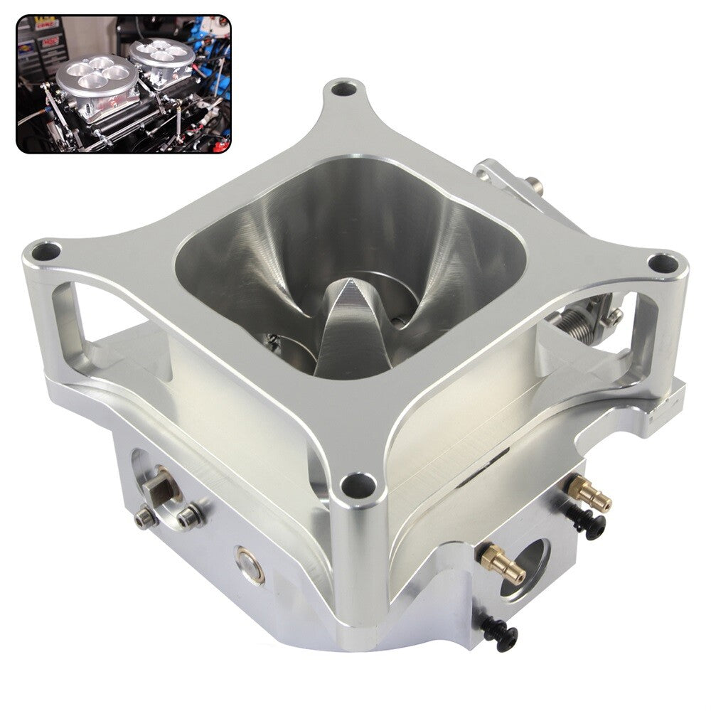 1000CFM 4150 Flange Carburetor Throttle Body 1.75 Core 4 Barrel w/ 2 Spacer SL