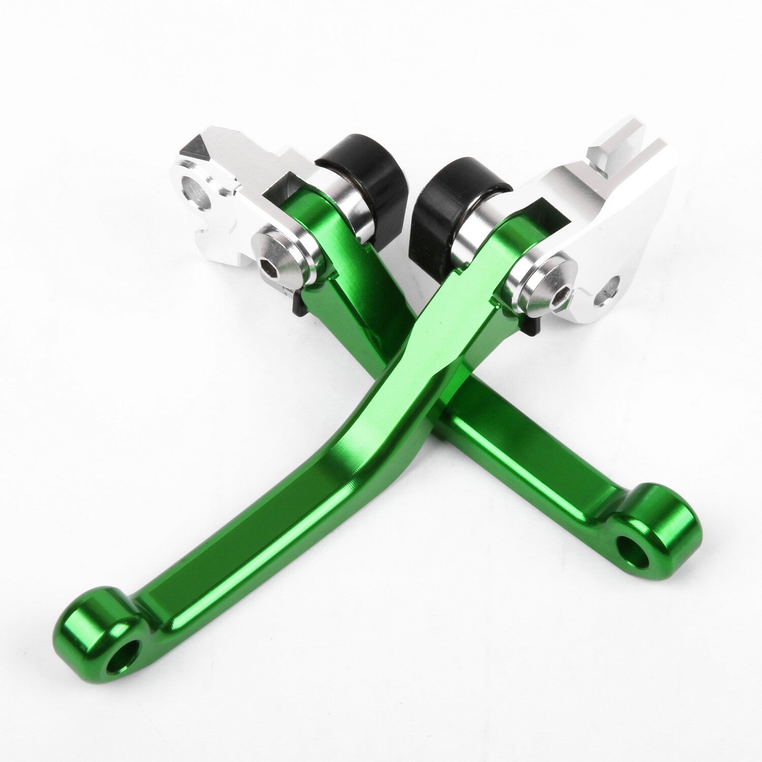 for Kawasaki KX125 2006-2008 KX250 2005-2008 Clutch Brake Levers Pivot US Green