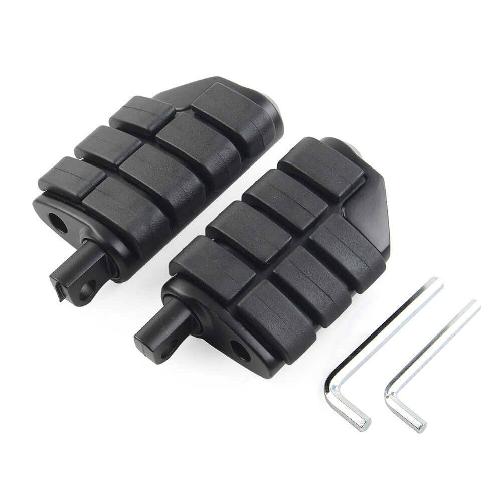 32mm 1.25 Male Foot pegs Footrest Pedal Black for Harley Iron XL 883 1200 Dyna