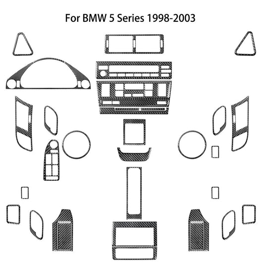 35X Carbon Fibre Complete Sets Trim for BMW 5 Series E39 M5 1998-2003