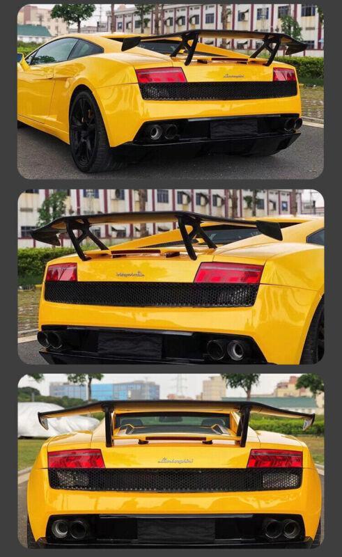 Suitable for Lamborghini Gallardo LP550 LP570 True Carbon Fiber GT Rear Boiler Wing