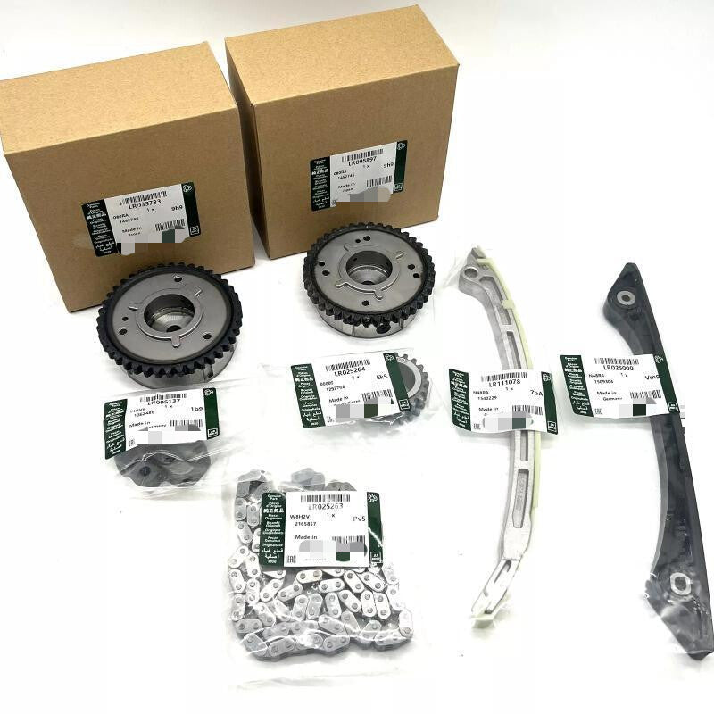 for Land Rover 7-Piece VVT Gear Timing Chain Kit for Evoque Freelander 2.0L