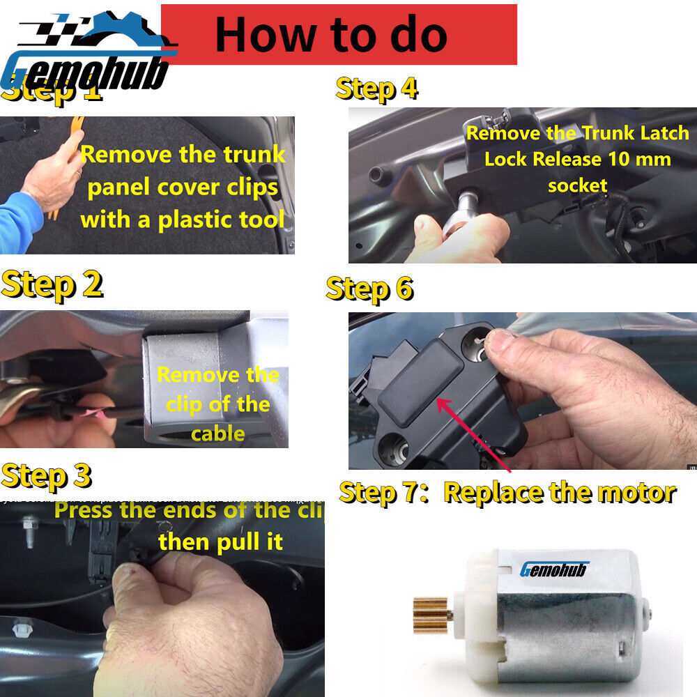 Power Trunk Lock Latch motor for Audi 06-2008 RS4 08-2011RS6 10-2016 RS5 COUPE