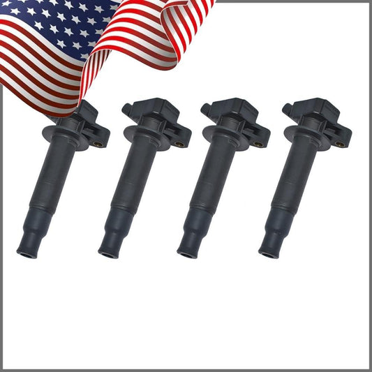 4pcs Ignition Coils for Toyota for Corolla for Pontiac Vibe L4 1.8 UF247 90080-19015