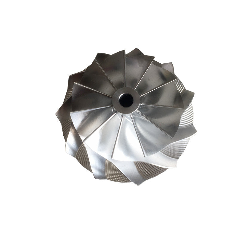 GT2867 49.70/67.40 mm 11+0 Blade Billet Compressor Wheel Overall Height: 29.50 mm