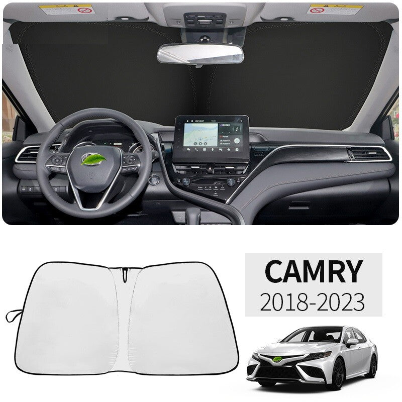 For 2018-2023 for Toyota for Camry Sedan Front Windshield Sun Shade UV Block Cover Visor