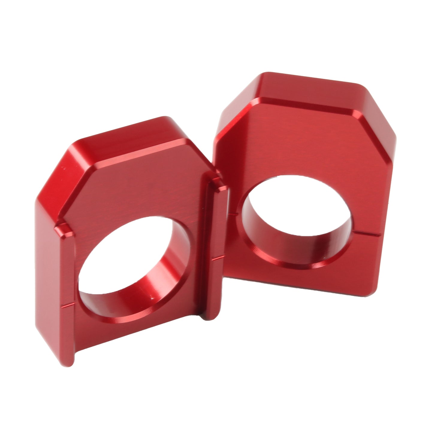CNC Red Rear Axle Block Chain Adjuster for Honda CR125R/250R CRF250R/X CRF450R