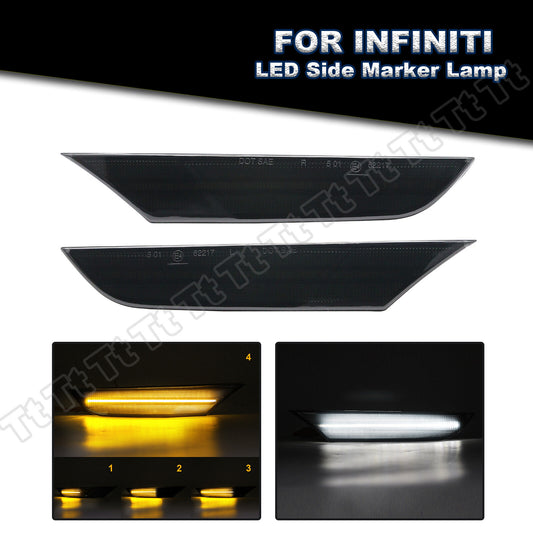 Suitable for 2003-06 for INFINITI G35 sedan sequential LED side marker signal lights (DRL lights)