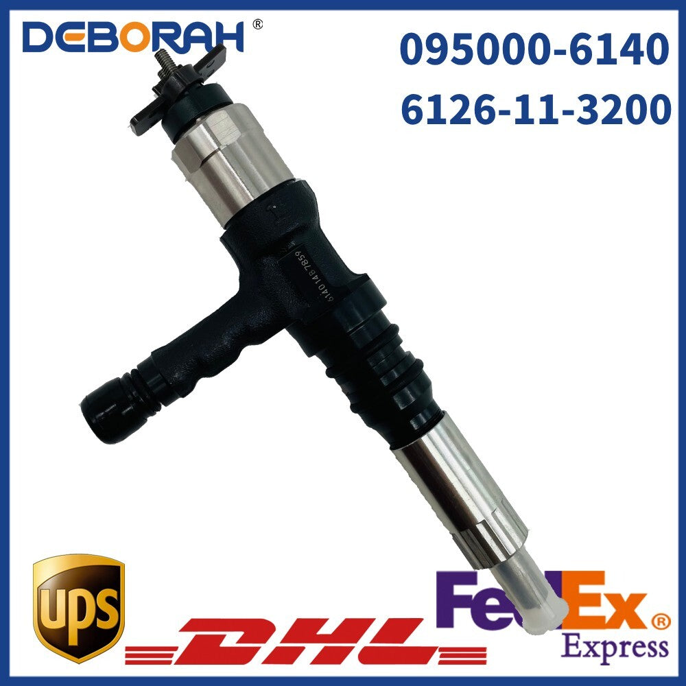 095000-6140 Fuel Injector assy 6261113200 for Komatsu SAA6D140E PC800-8 PC850-8