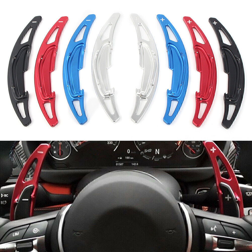 for BMW M2 M3 M4 M5 M6 X5M 2pcs Steering Wheel Shift Paddle Shifter Extension