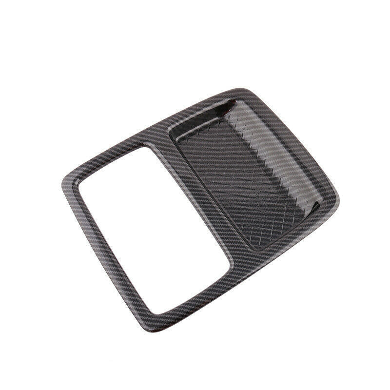 Rear Water Cup Holder Panel Trim 1 for Honda Accord 10th 2018-2022 Carbon Fiber