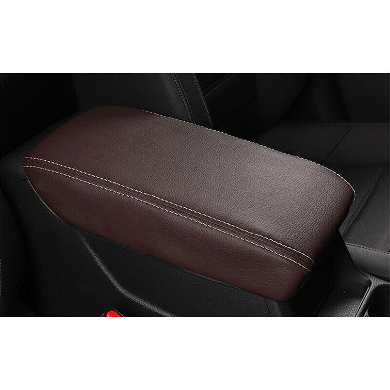 for Honda CR-V 2023-2024 Brown PU Center Console Armrest Cover Cushion Mat trim