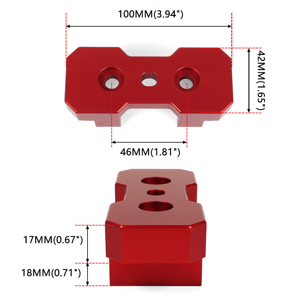 Transmission Mount Insert For B8 B8.5Chassis for Audi for A4 S4 RS4 for A5 S5 RS5 Q5/SQ5 Red
