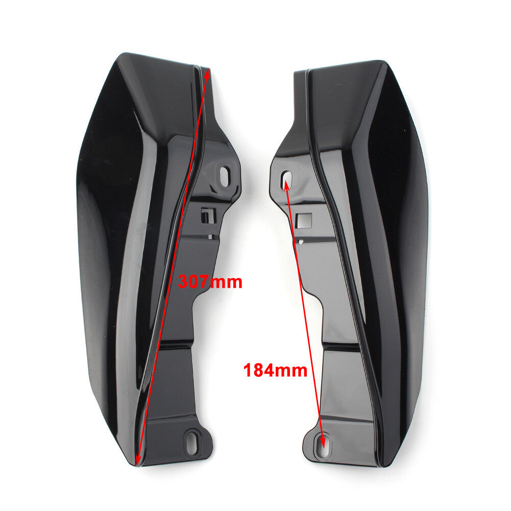 Heat Shield Mid-Frame Air Deflector Trim for Harley Street Glide 09-16 Black