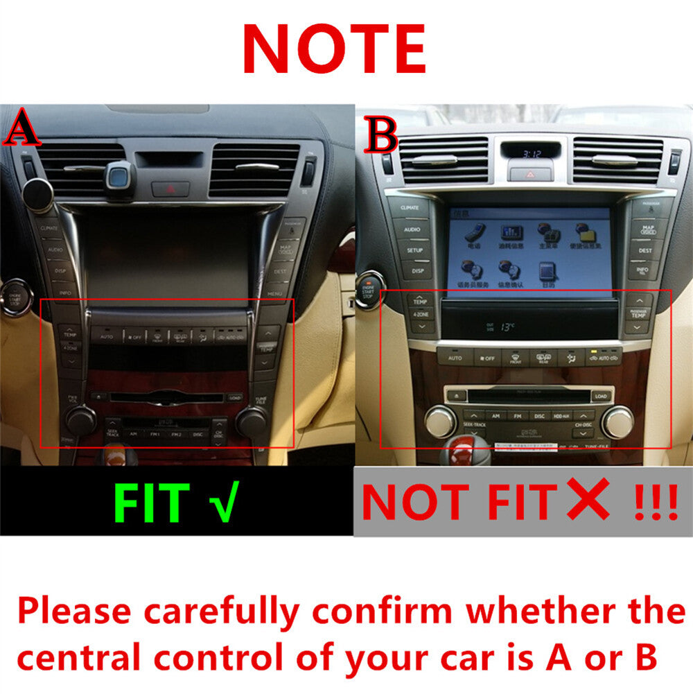 9''Android 12 1+16GB Car Stereo Radio GPS for Lexus LS460 LS460L LS600 2006-2012