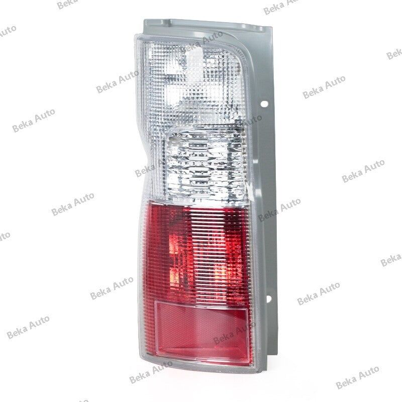 Applicable to 2005-2011 for Nissan Urvan E25: Left rear taillight and brake light bulb missing.