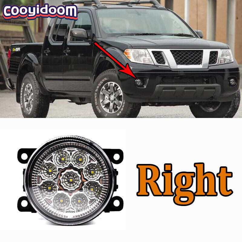 For 2010-2019 for Nissan Frontier Driving Bumper Right Fog Lights Lamp Wiring Switch