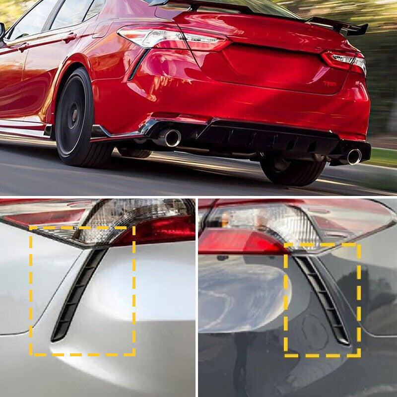 2Pcs Rear Bumper Side Extension Trim Fit for Toyota for Camry SE XSE 2018-2022