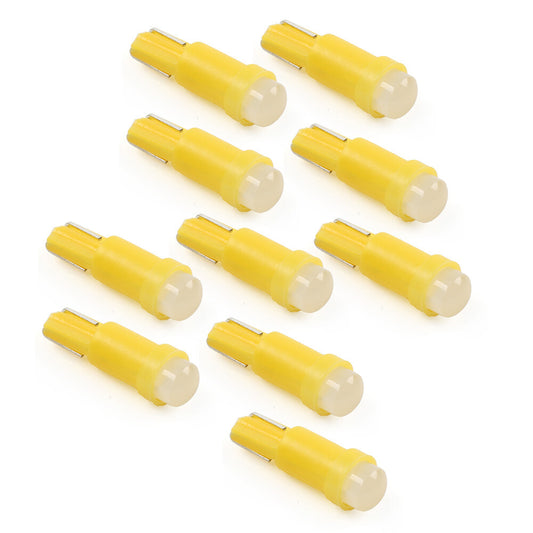 Car Instrument Bulb Yellow Light Indicator T5 1 SMD Light Dashboard Gauge