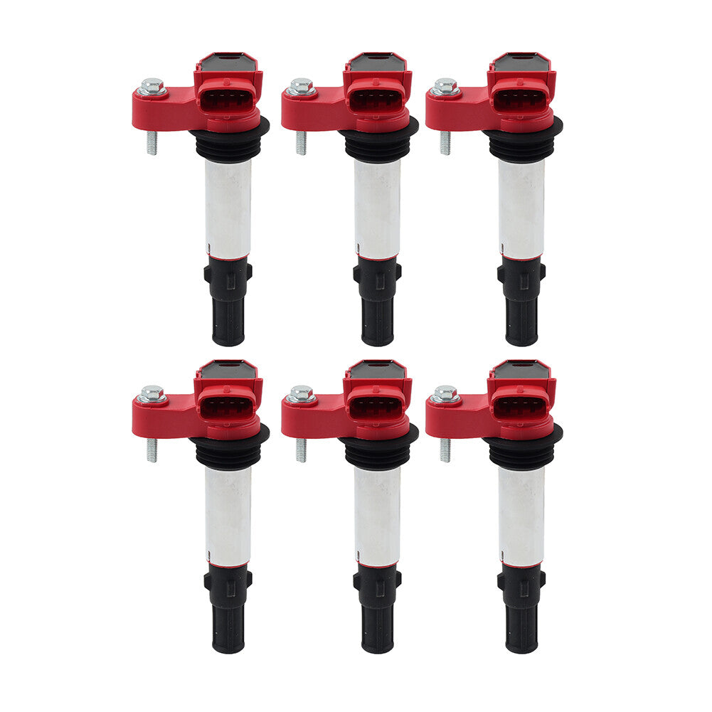D510A 6PCS Ignition Coil Pack for Cadillac SRX CTS STS for GMC Acadia for Buick