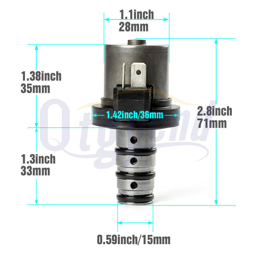 6Pcs F4A41 F4A42 F4A51 Transmission Shift Solenoid Kit Set for Mitsubishi 28303