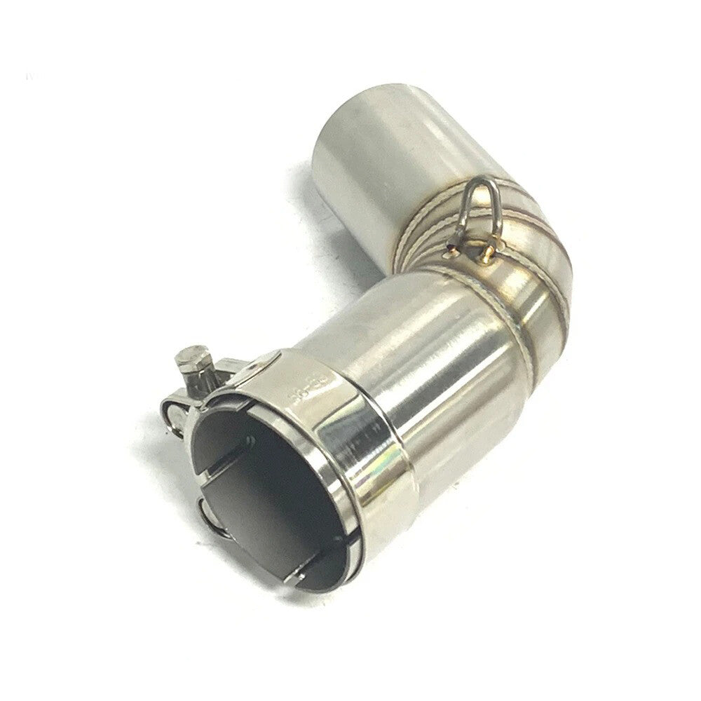 Moto Slip on Exhaust Pipe 51MM Middle Link Pipe for SUZUKI V-STROM 1050 DL1050 2020+