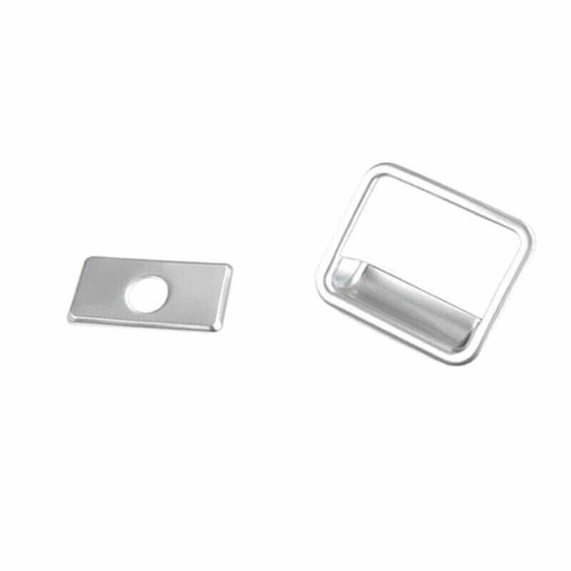 for Co -Pilot Storage Box Handle Sticker for Nissan Armada Y62 2017-2020 Matte Silver