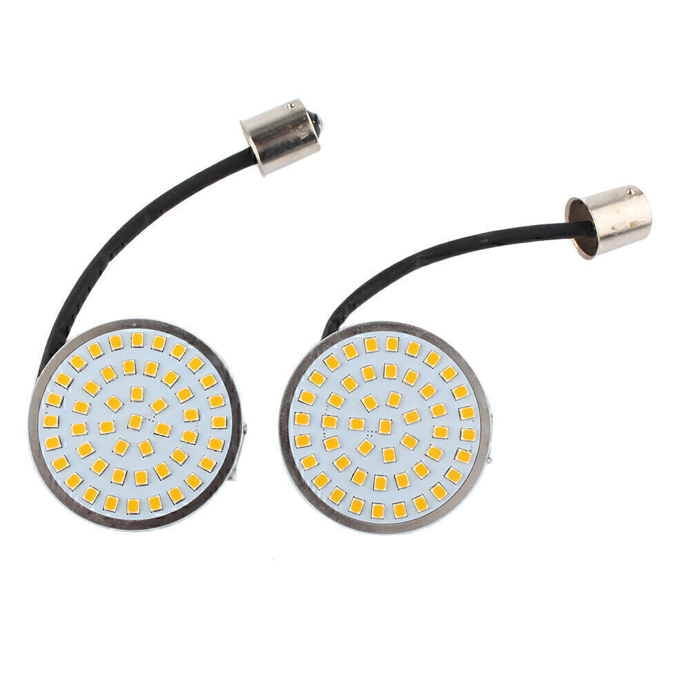 f¨¹r for Harley Softail Dyna -Stil 1156 Bernstein LED Licht Blinklicht Beilagen