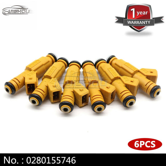 6-pack fuel injectors suitable for 97-98 for Volvo S90, 87-98 for Jeep 4.0L, for Dodge 3.9L...