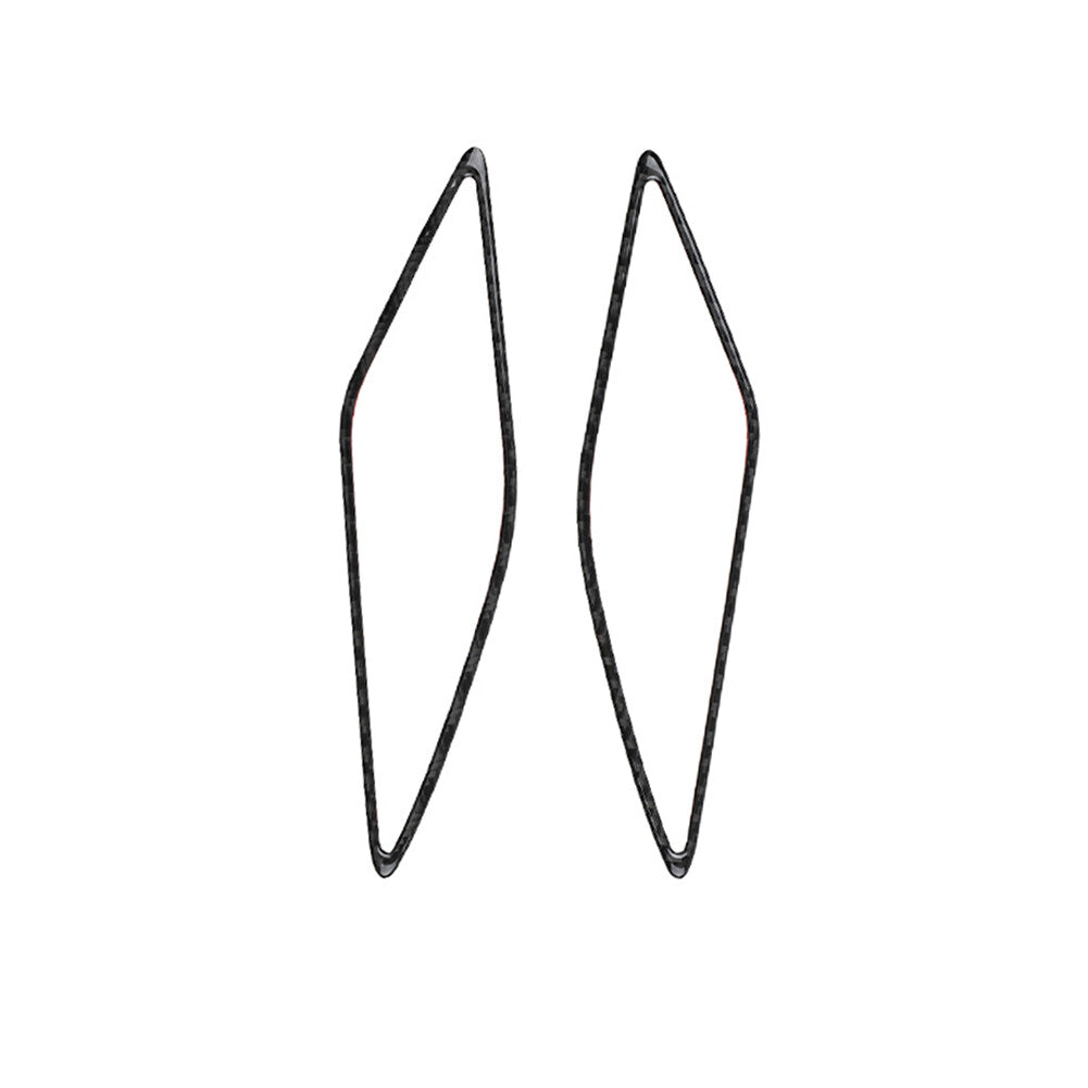 2X Carbon Fibre A Pillow Speaker Trim for VW for Golf 8 MK8 GTI 2021