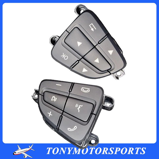 Pair For A B G M GL SL CLA CLS GLA GLE GLS-Class Steering Wheel Switch Button