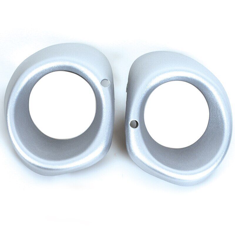 for Mitsubishi Outlander 2013-2015 Silver Front Bumper Fog Light Lamp Cover