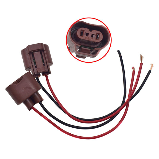 2Pcs 9006 HB4 Fog Light Socket Connector Lamp Bulb Wire Pigtail 88929970 1999357