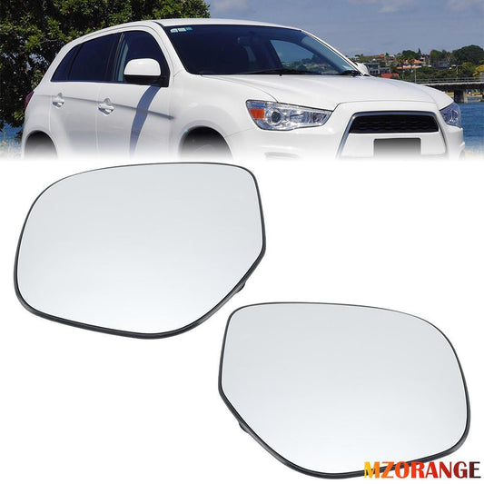 2¡Á F¨¹r for Mitsubishi Outlander 2013-2020 Spiegelglas Au?enspiegel Links+Rechts NEU