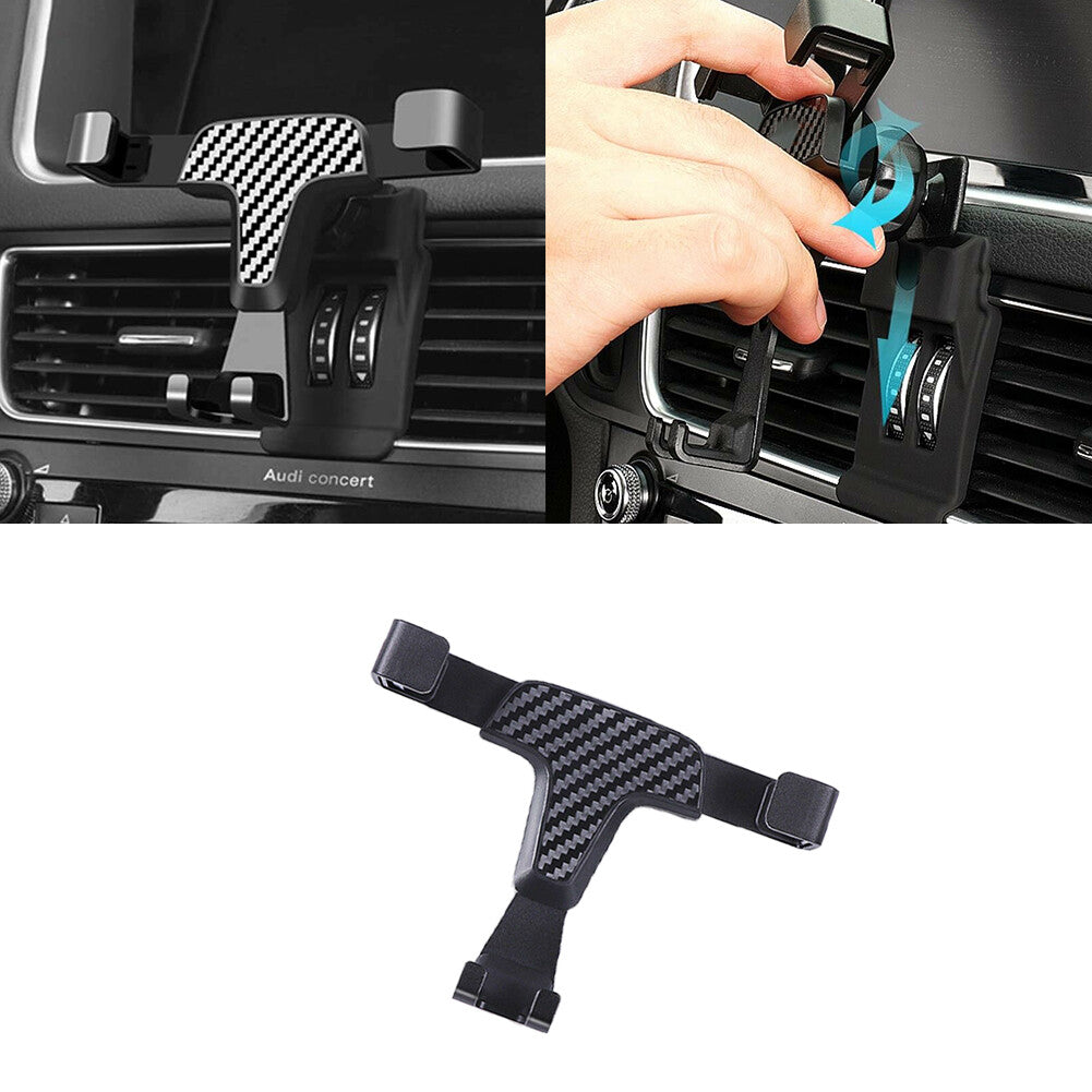 Carbon fiber printed gravity adjustable phone holder suitable for 12-18 for Audi Q5