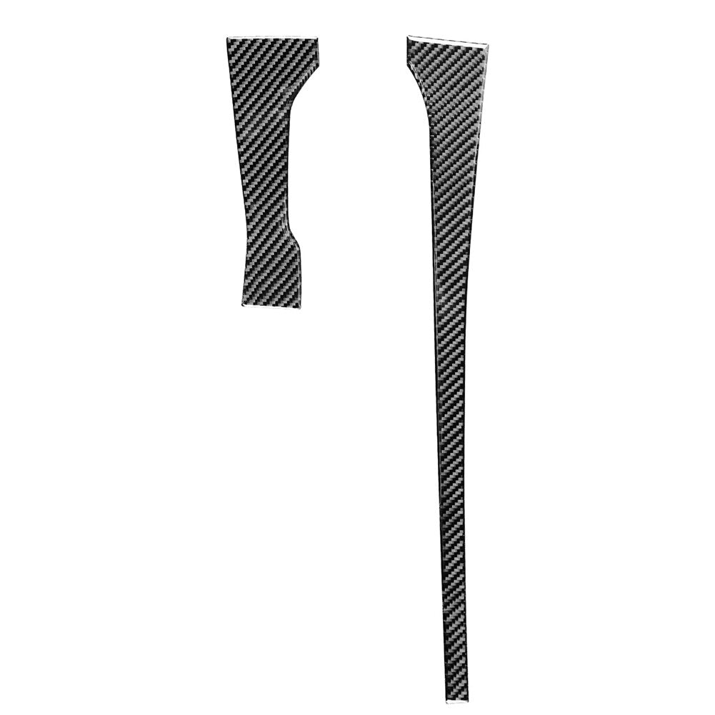 Carbon Fiber Gear Shift Side Panel Stripe Trim for Toyota Tundra 2014-2021 2015