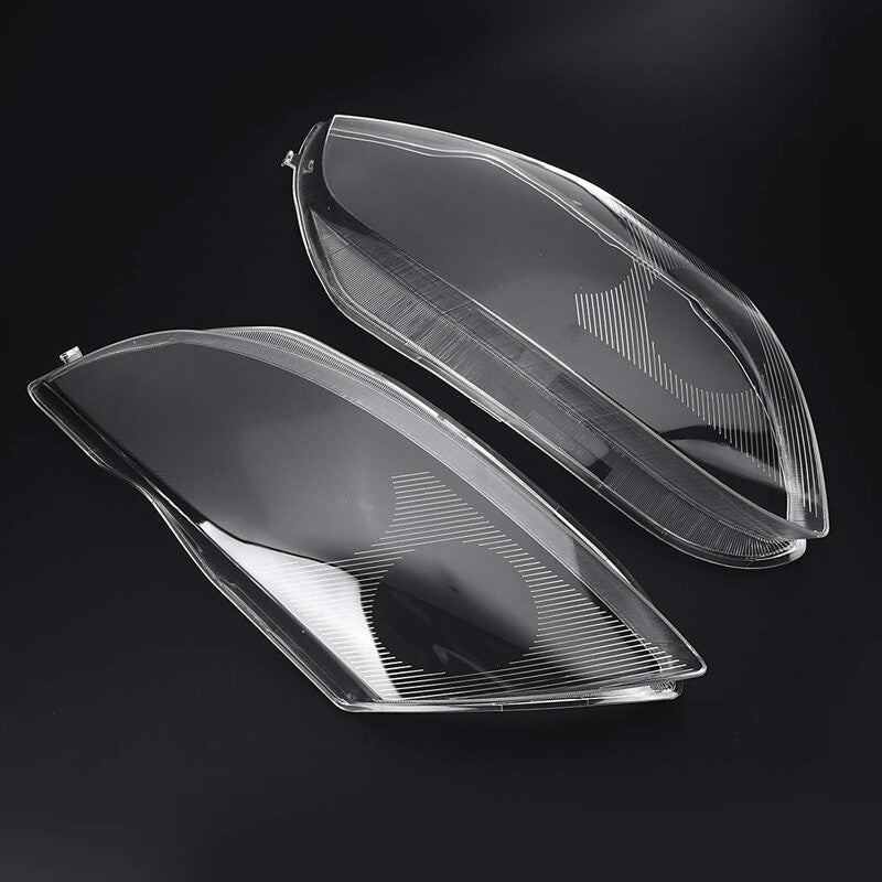 A pair of headlight covers with dual headlight lenses, suitable for 2003-2008 for BMW Z4 E85.
