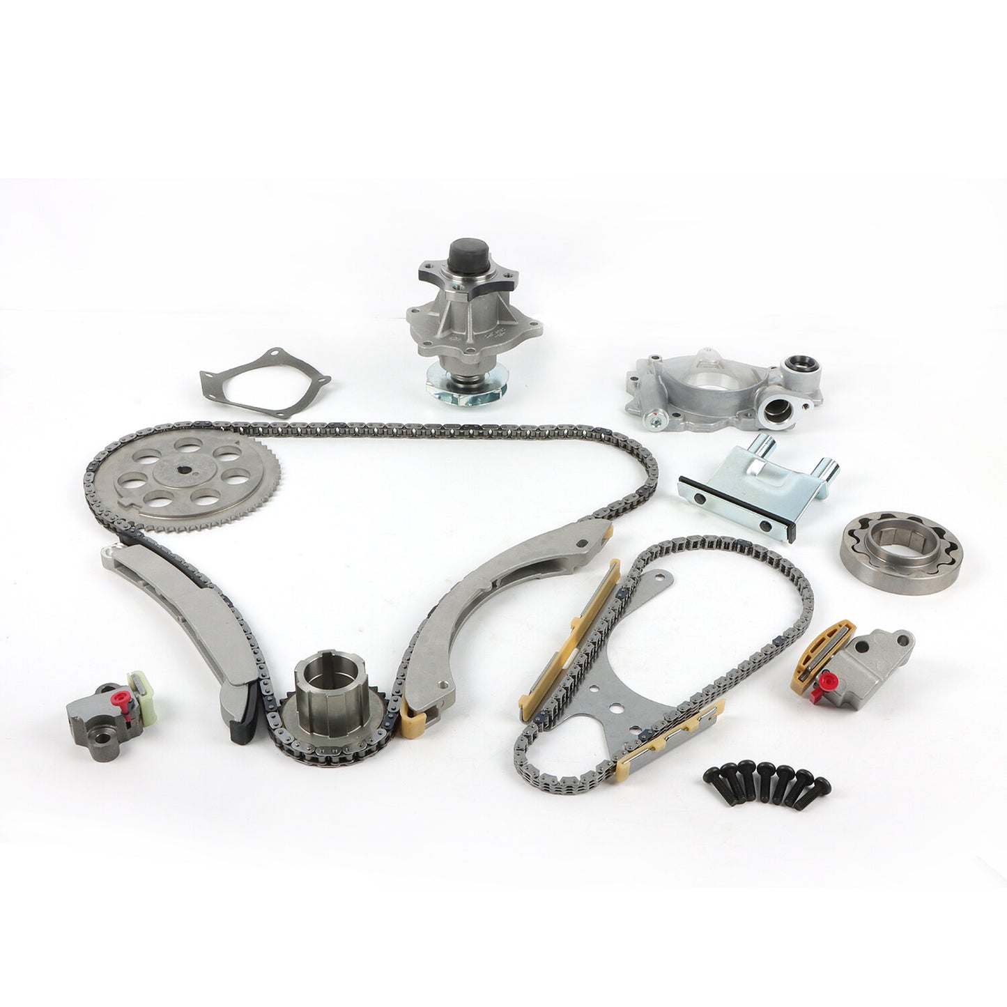 Timing Chain Kit Water Oil Pump for 07-11 for Chevrolet for GMC for Hummer for Isuzu 2.9L 3.7L