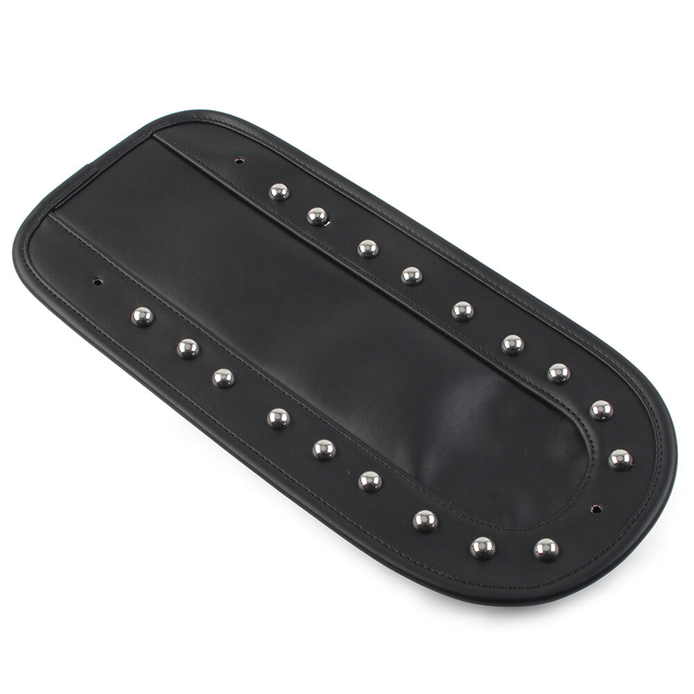 Rear Fender Bib Solo for Seat for Harley Heritage Softail 2006-2017 Black PU Leather